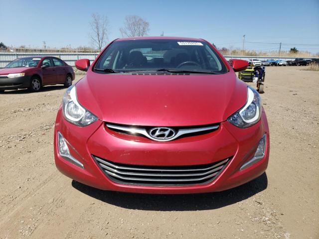  HYUNDAI ELANTRA 2014 Червоний