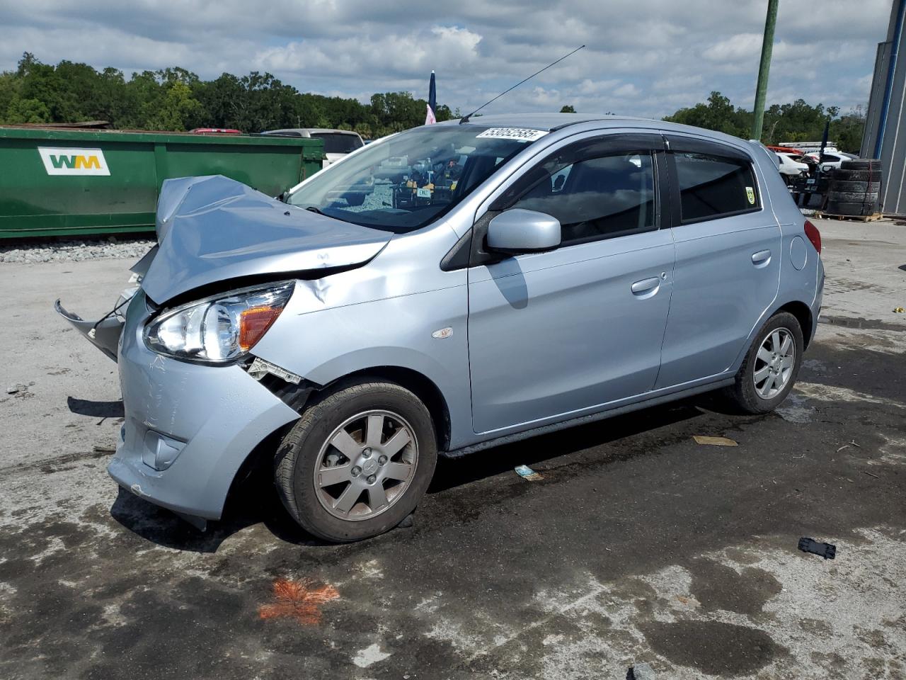 2014 Mitsubishi Mirage Es zu verkaufen in Apopka, FL - Front End