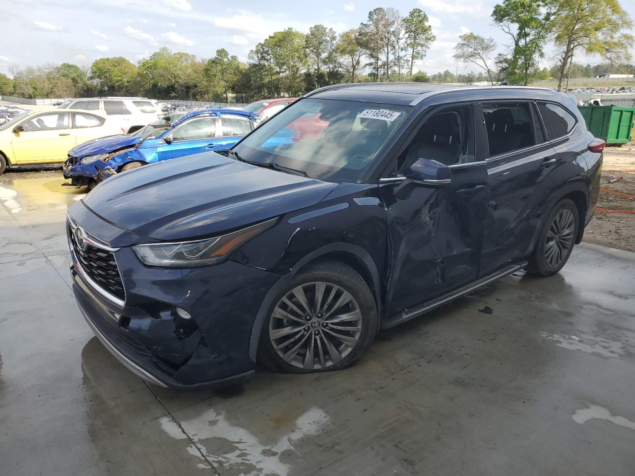 2020 Toyota Highlander Platinum en Venta en Byron, GA - Side