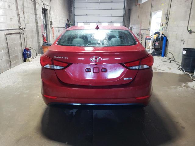 Седаны HYUNDAI ELANTRA 2015 Красный