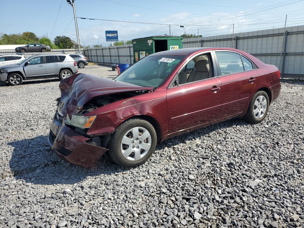 2007 Hyundai Sonata Gls за продажба в Hueytown, AL - Front End
