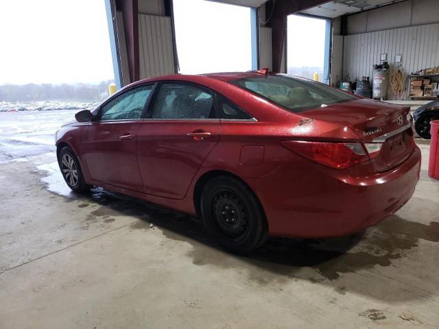  HYUNDAI SONATA 2012 Czerwony