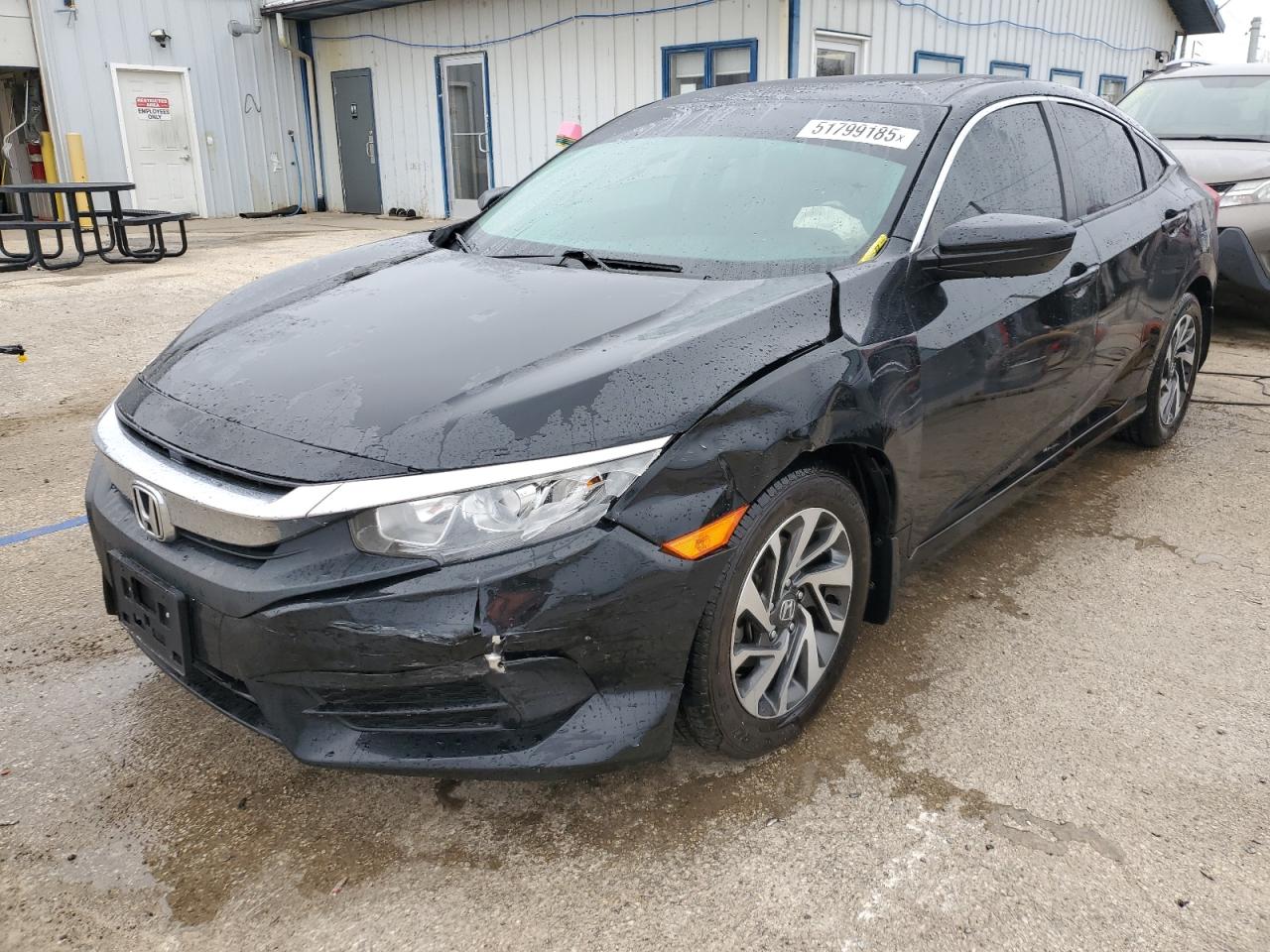 2017 Honda Civic Ex zu verkaufen in Pekin, IL - Front End
