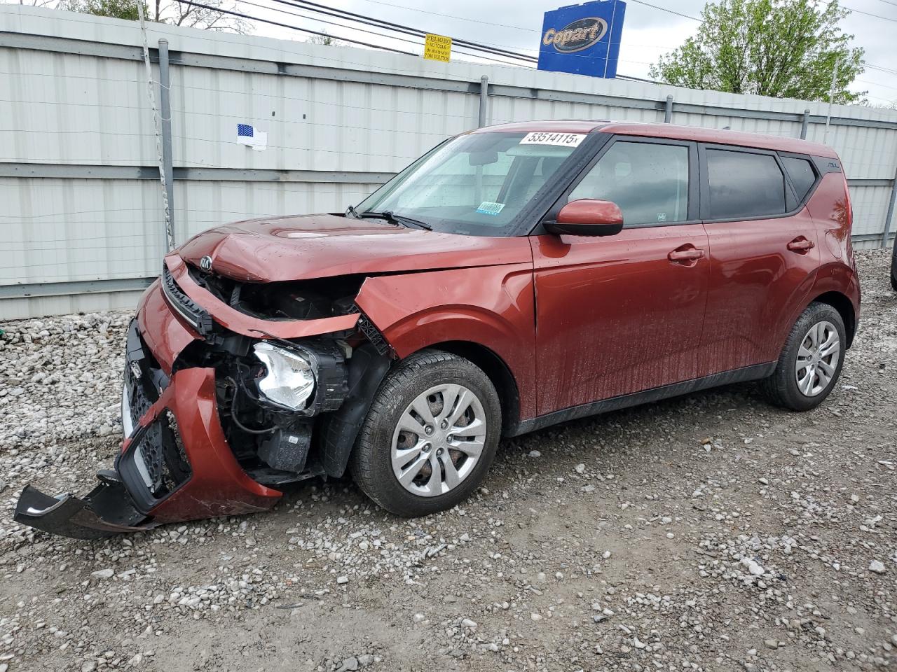 2020 Kia Soul Lx на продаже в Walton, KY - Front End