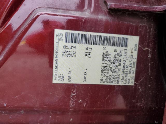 2011 NISSAN ALTIMA BASE  