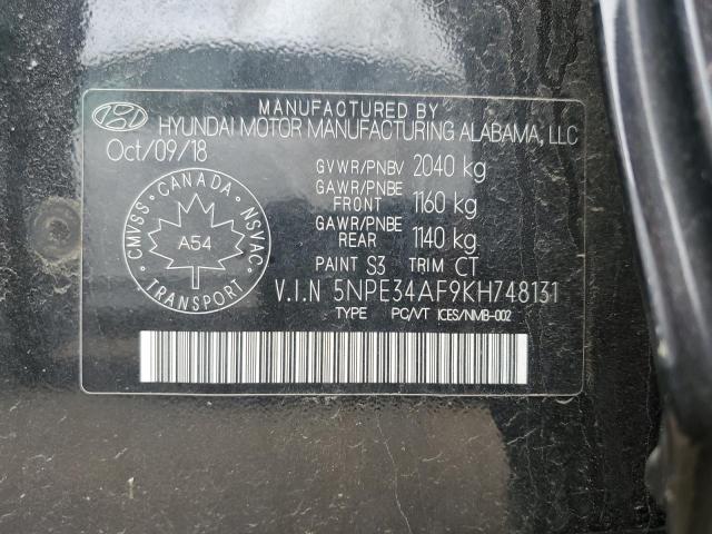 2019 HYUNDAI SONATA LIMITED