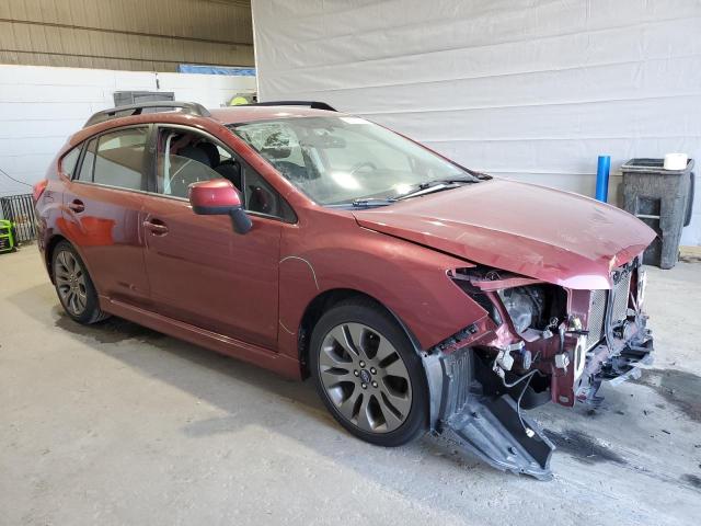  SUBARU IMPREZA 2014 Красный