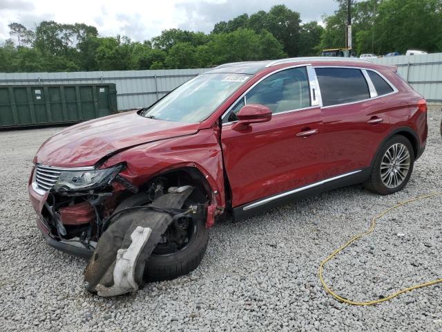  LINCOLN MKX 2016 Red