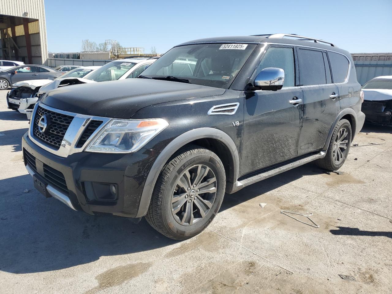 2017 Nissan Armada Platinum للبيع في Kansas City، KS - Side