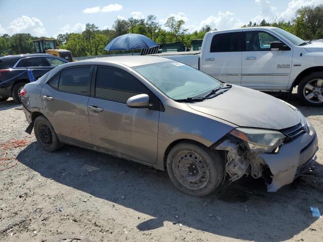  TOYOTA COROLLA 2016 Серебристый