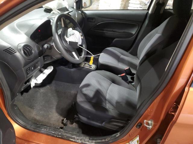  MITSUBISHI MIRAGE 2017 Orange