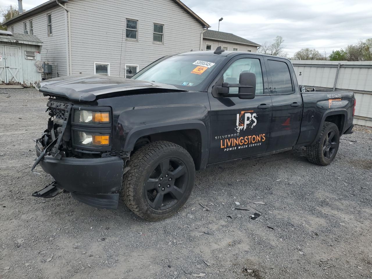 2015 Chevrolet Silverado K1500 на продаже в York Haven, PA - Biohazard/Chemical