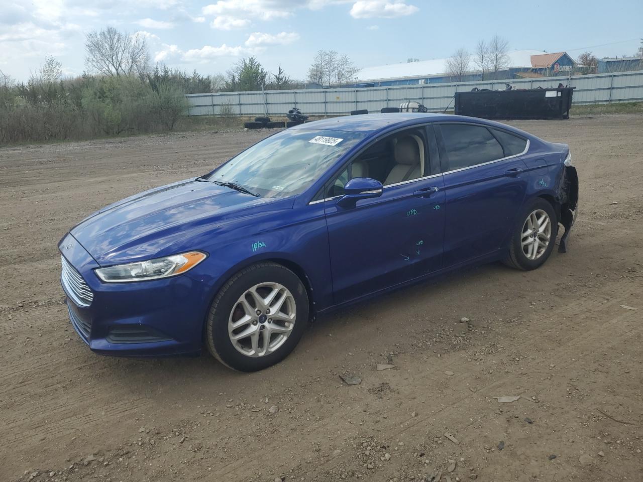 2013 Ford Fusion Se for Sale in Columbia Station, OH - Rear End