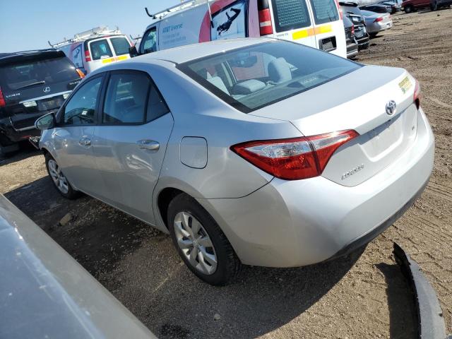  TOYOTA COROLLA 2014 Silver