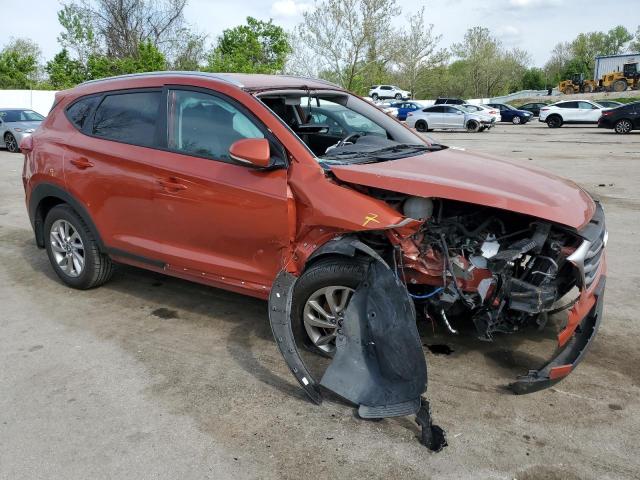  HYUNDAI TUCSON 2017 Pomarańczowy