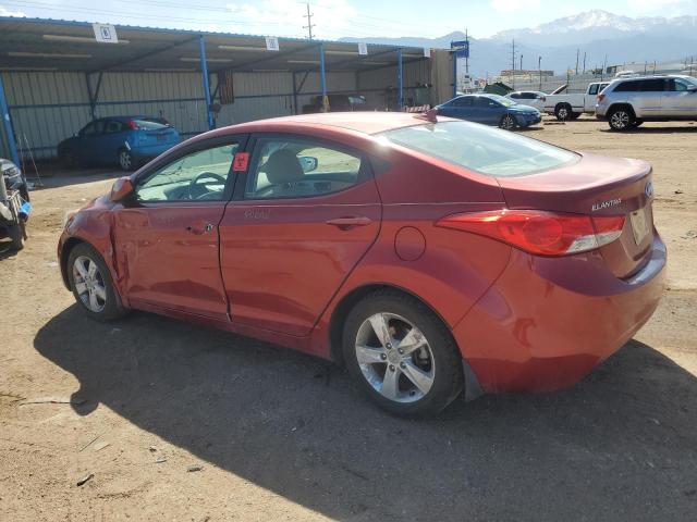  HYUNDAI ELANTRA 2013 Красный