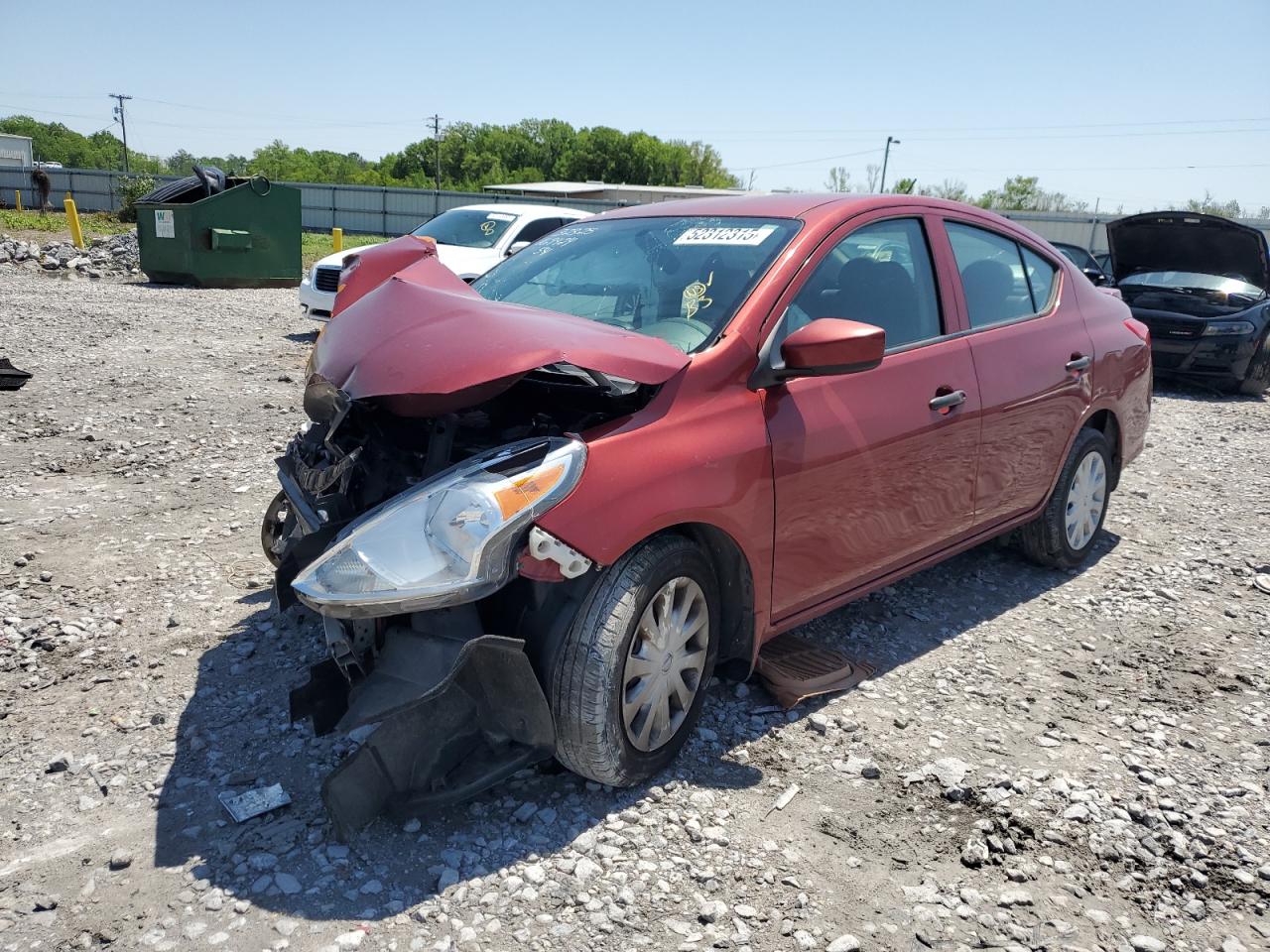 2016 Nissan Versa S zu verkaufen in Montgomery, AL - Front End