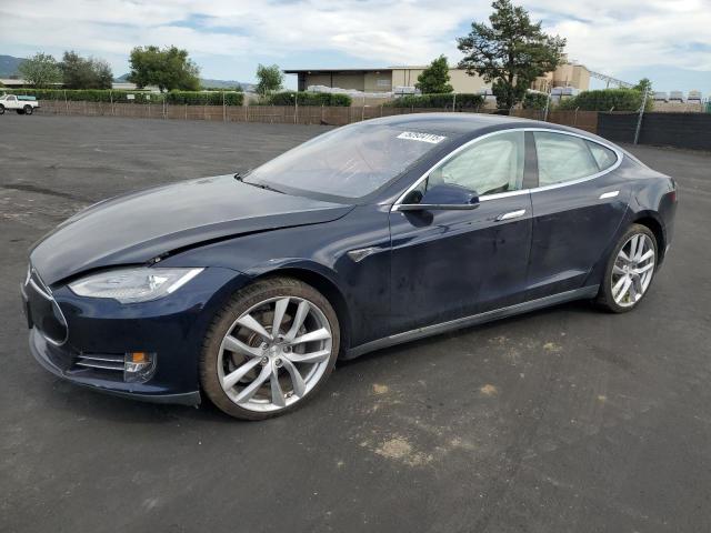 Хэтчбеки TESLA MODEL S 2014 Синий