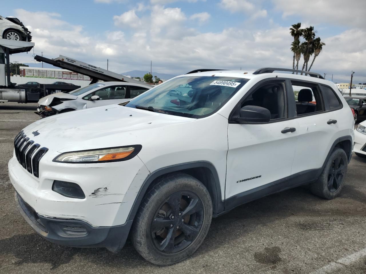 2016 Jeep Cherokee Sport იყიდება Van Nuys-ში, CA - Undercarriage