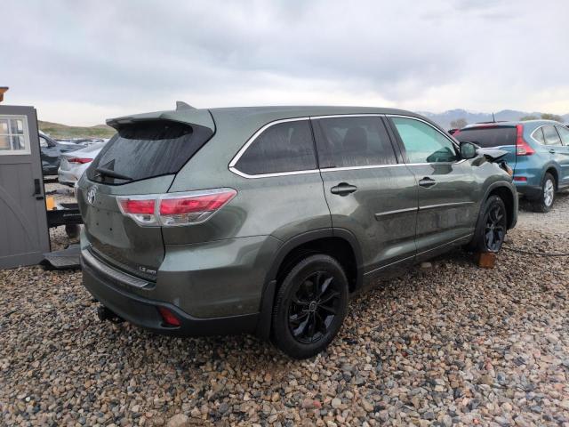 TOYOTA HIGHLANDER 2015 Zielony