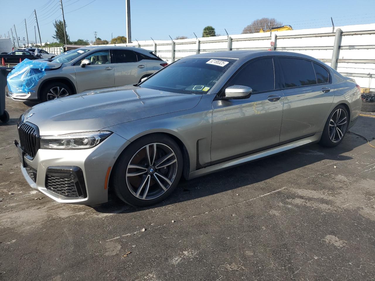 2022 Bmw 740 Xi продається в Miami, FL - Water/Flood