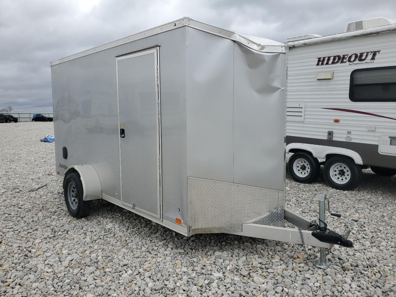 2023 Atc Car Enclosed Cargo Trailer de vânzare în Wayland, MI - Rollover