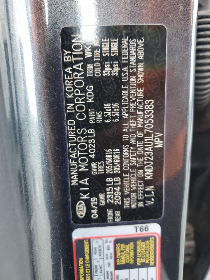 2020 Kia Soul Lx VIN: KNDJ23AU1L7053383 Lot: 54736015