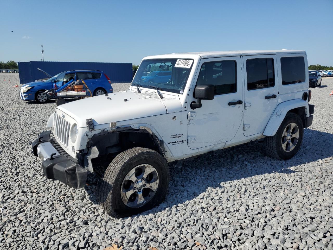 2017 Jeep Wrangler Unlimited Sahara за продажба в Arcadia, FL - Front End