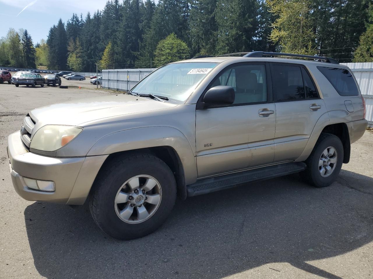 2004 Toyota 4Runner Sr5 de vânzare în Arlington, WA - Side