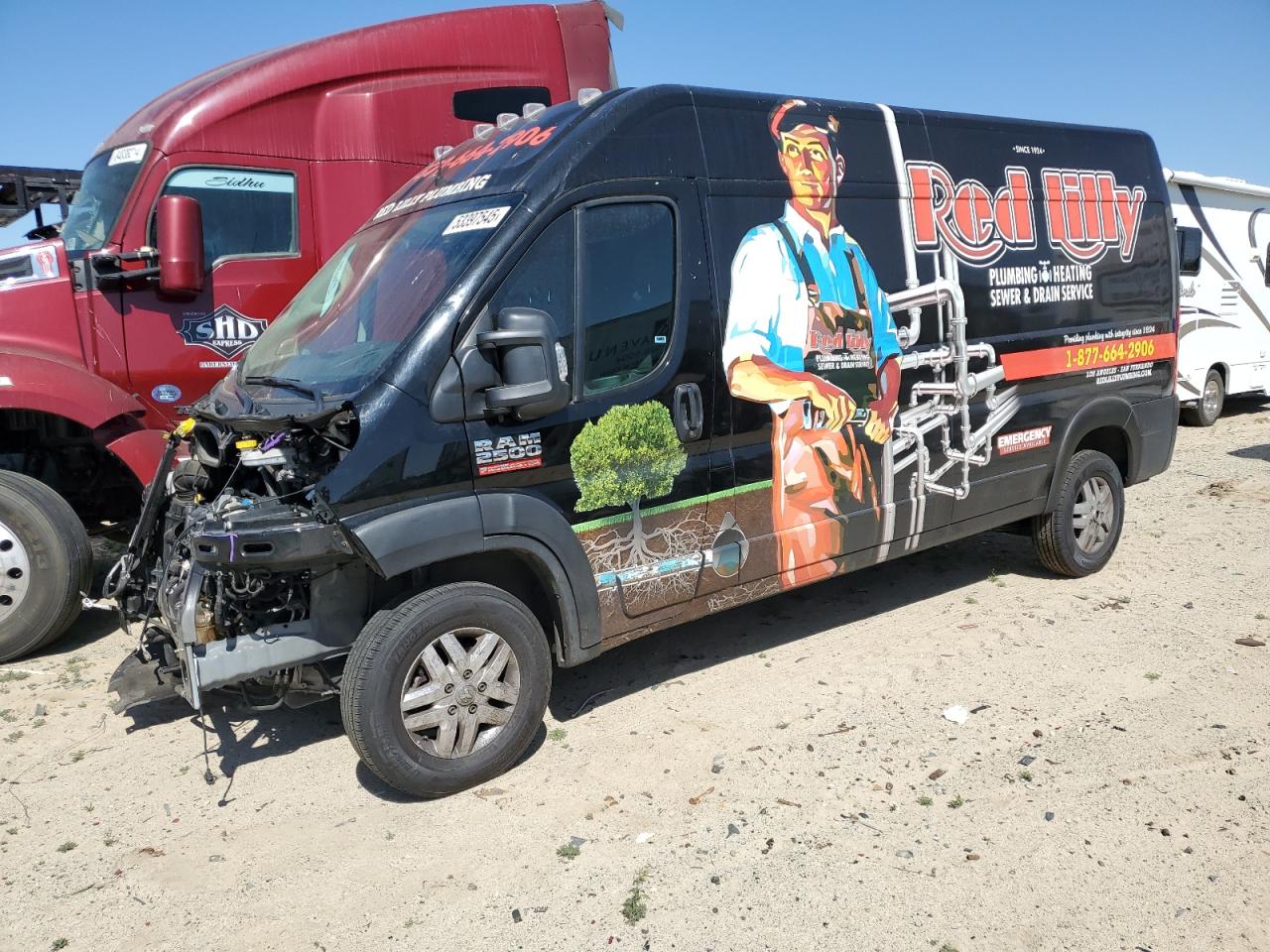 2021 Ram Promaster 2500 2500 High en Venta en Sun Valley, CA - Front End