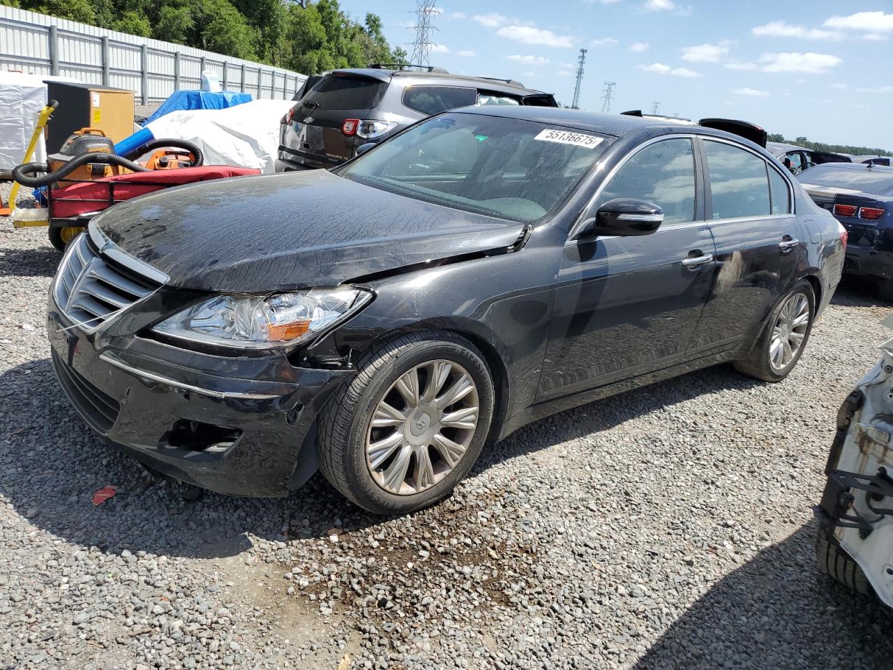 2009 Hyundai Genesis 3.8L de vânzare în Riverview, FL - Front End