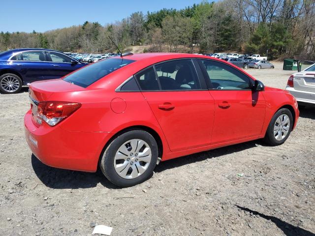  CHEVROLET CRUZE 2015 Czerwony