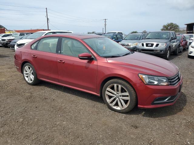 VOLKSWAGEN PASSAT 2019 Czerwony