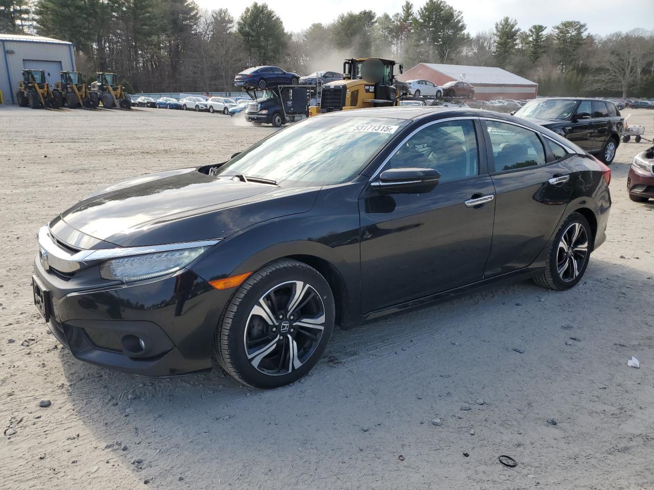 2016 Honda Civic Touring للبيع في Mendon، MA - Rear End