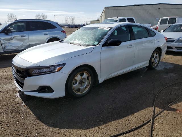 2021 HONDA ACCORD SPORT for sale at Copart AB - CALGARY