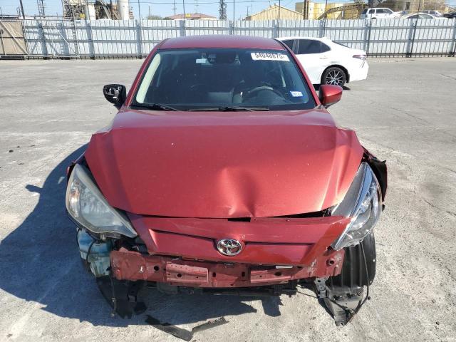  TOYOTA YARIS 2017 Czerwony