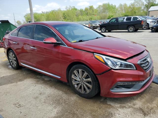  HYUNDAI SONATA 2015 Burgundy