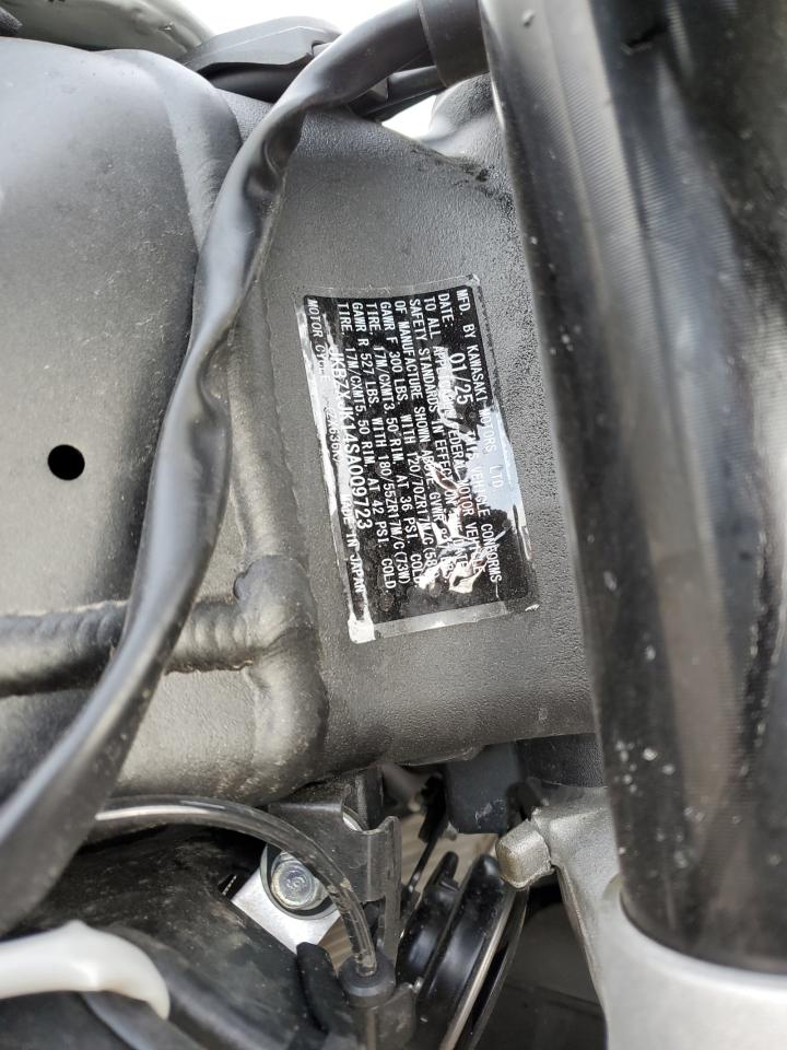 2025 Kawasaki Zx636 K VIN: JKBZXJK14SA009723 Lot: 53630735