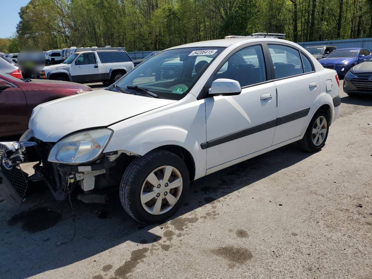 2009 Kia Rio Base للبيع في Glassboro، NJ - Front End