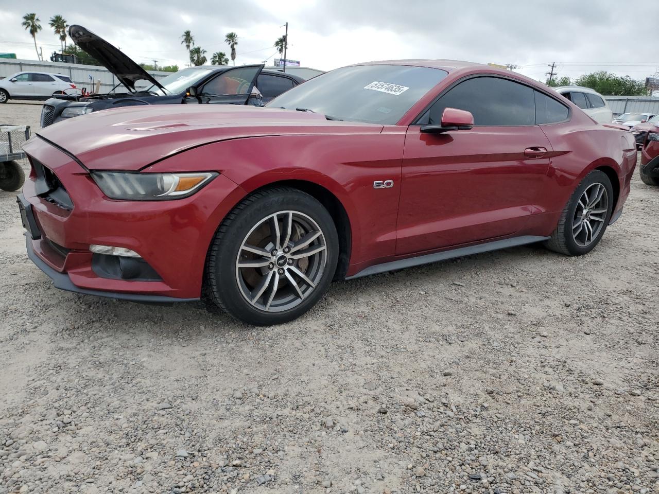 2015 Ford Mustang Gt for Sale in Mercedes, TX - Water/Flood