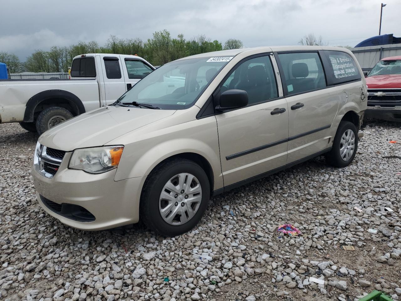 2015 Dodge Grand Caravan Se de vânzare în Lawrenceburg, KY - Rear End