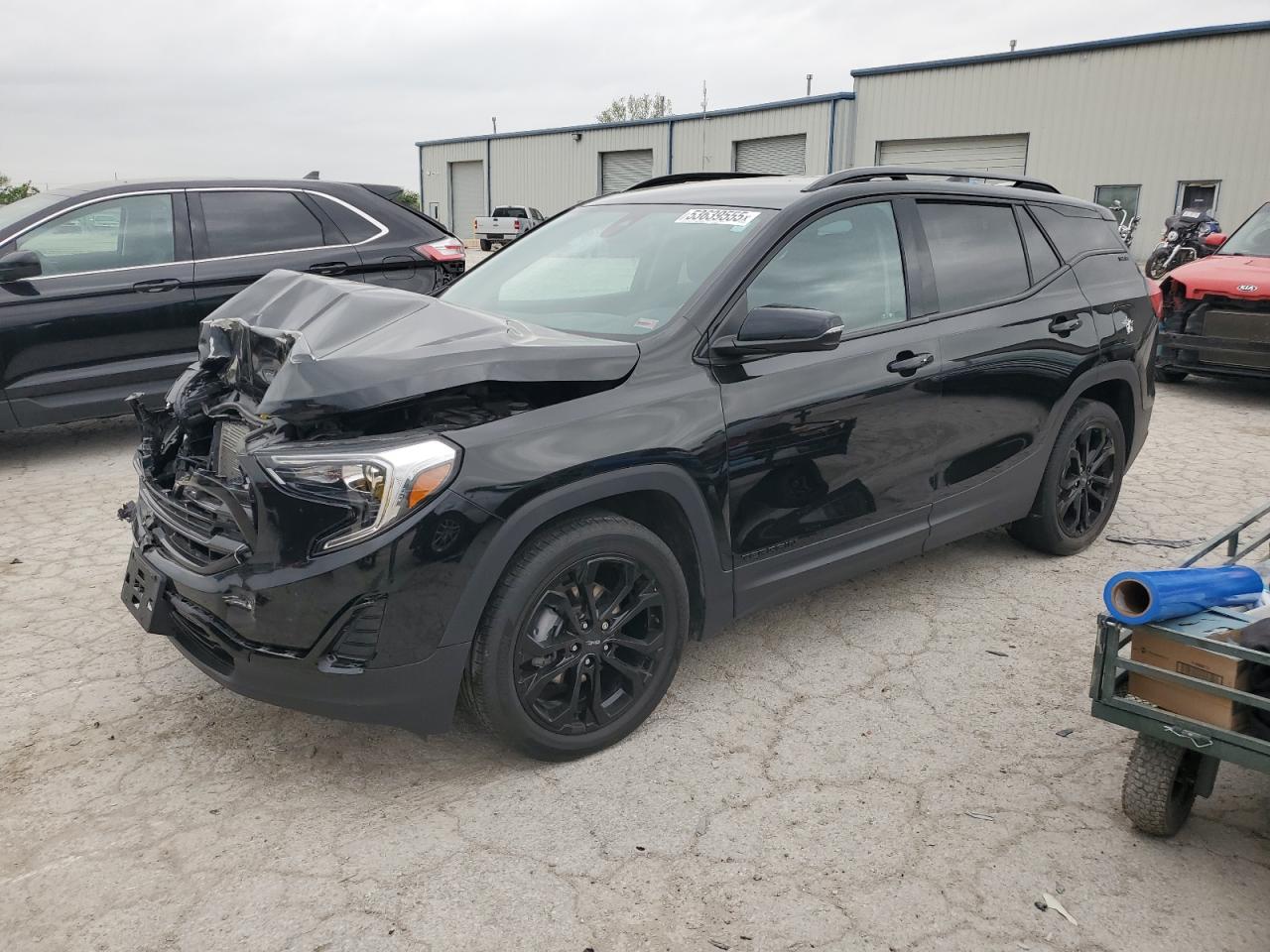 2021 Gmc Terrain Sle продається в Kansas City, KS - Front End