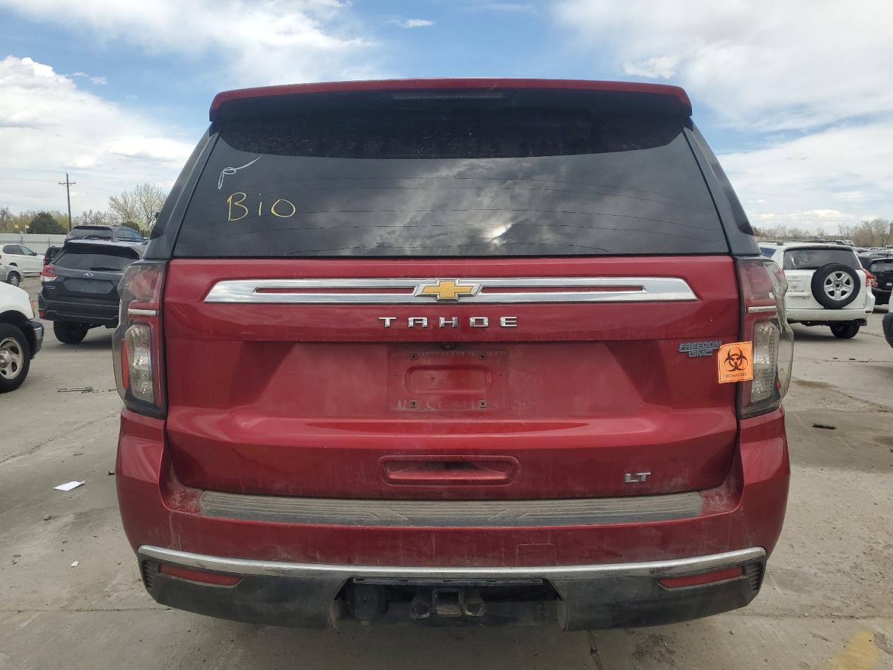 2022 Chevrolet Tahoe C1500 Lt VIN: 1GNSCNKD8NR107255 Lot: 49085035
