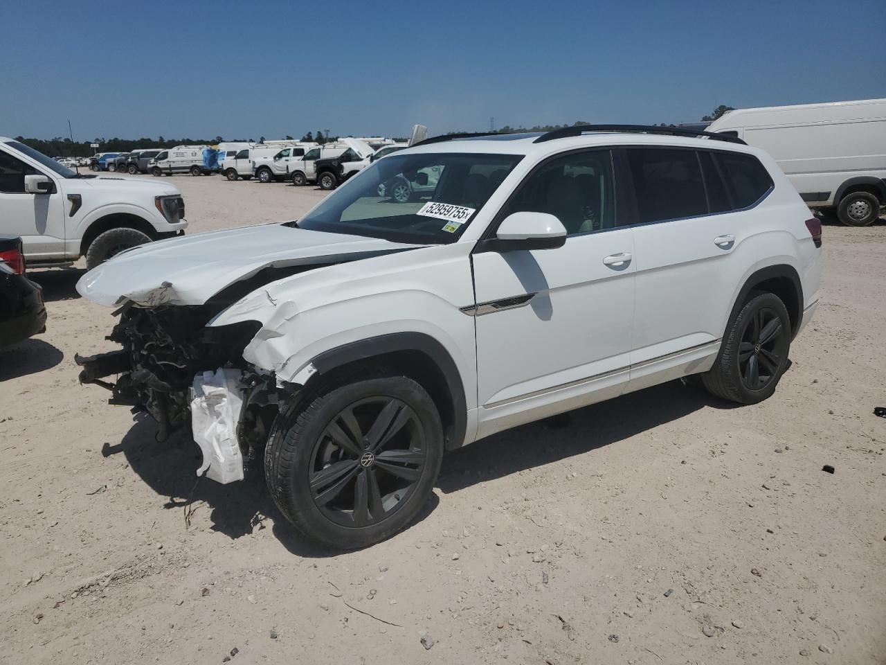 2021 Volkswagen Atlas Se продається в Houston, TX - Front End