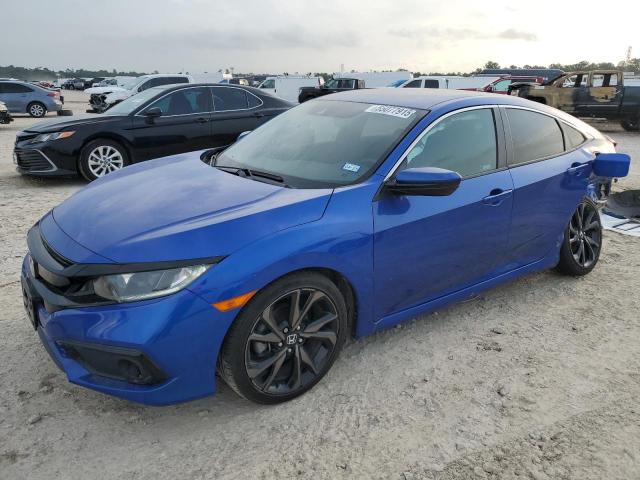  HONDA CIVIC 2021 Синий
