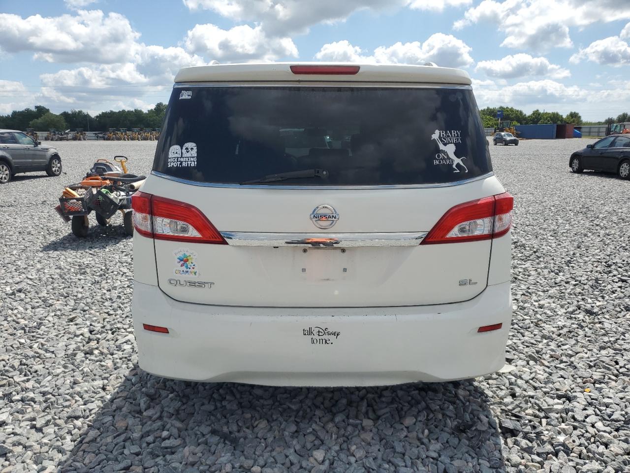 2014 Nissan Quest S VIN: JN8AE2KP3E9107580 Lot: 49984385