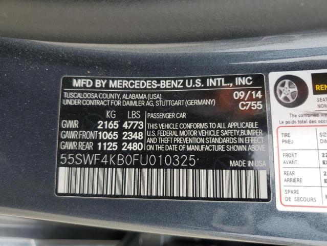 2015 MERCEDES-BENZ C 300 4MATIC  