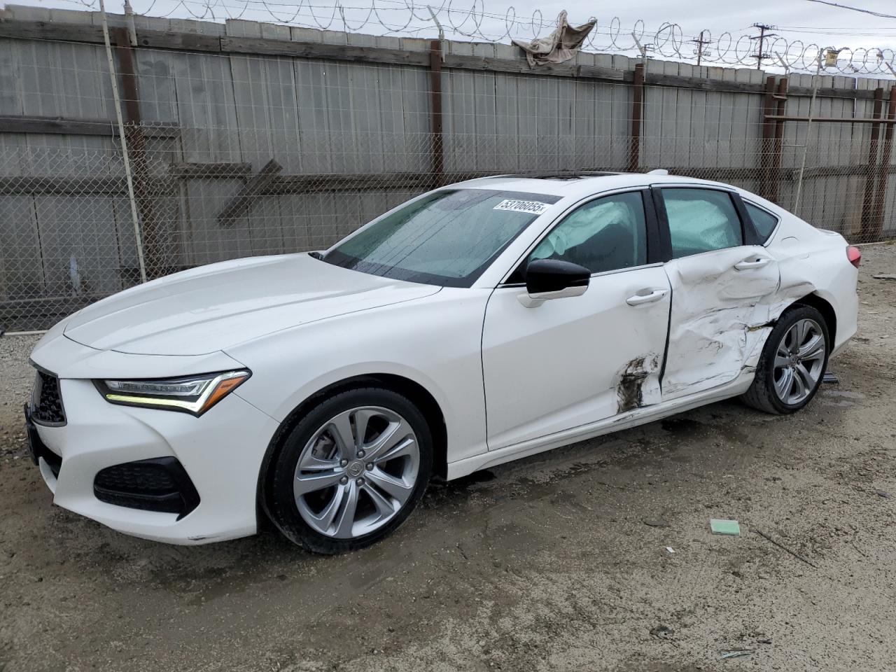 2021 Acura Tlx Technology zu verkaufen in Los Angeles, CA - Side