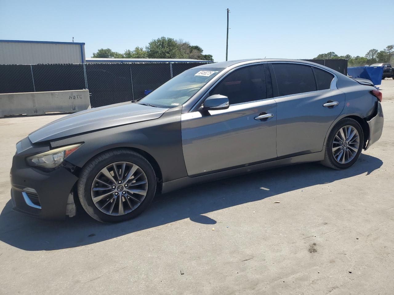 2018 Infiniti Q50 Luxe na sprzedaż w Orlando, FL - Rear End