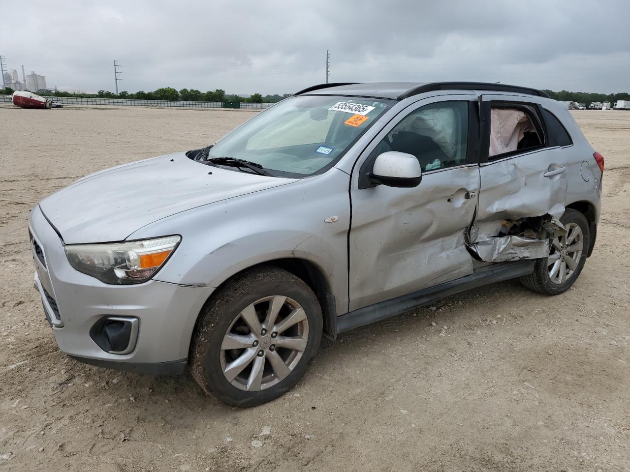 2013 Mitsubishi Outlander Sport Se na sprzedaż w New Braunfels, TX - Side